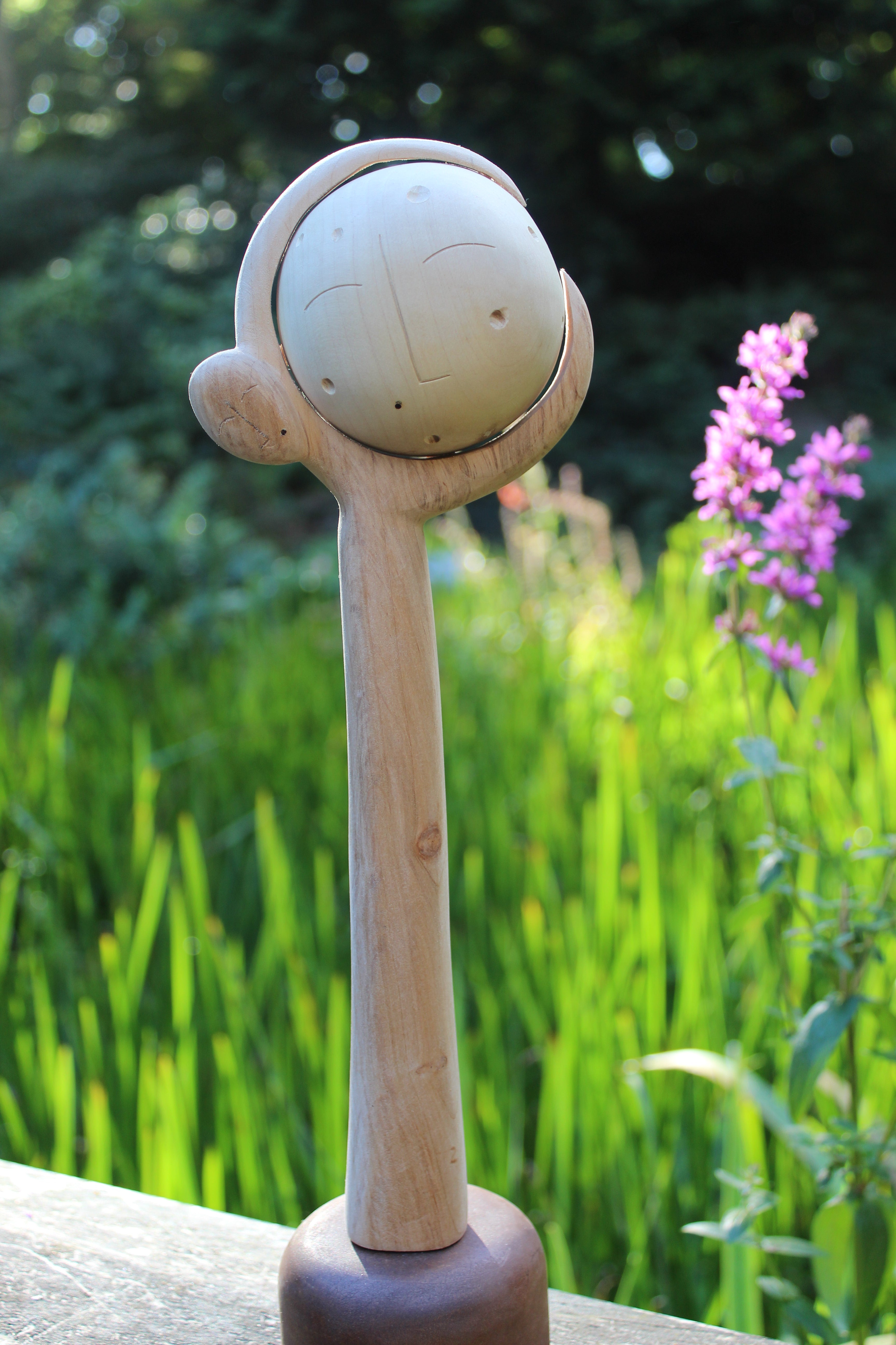Embrace Your Moon – Handmade Wooden Sculpture