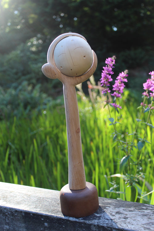 Embrace Your Moon – Handmade Wooden Sculpture