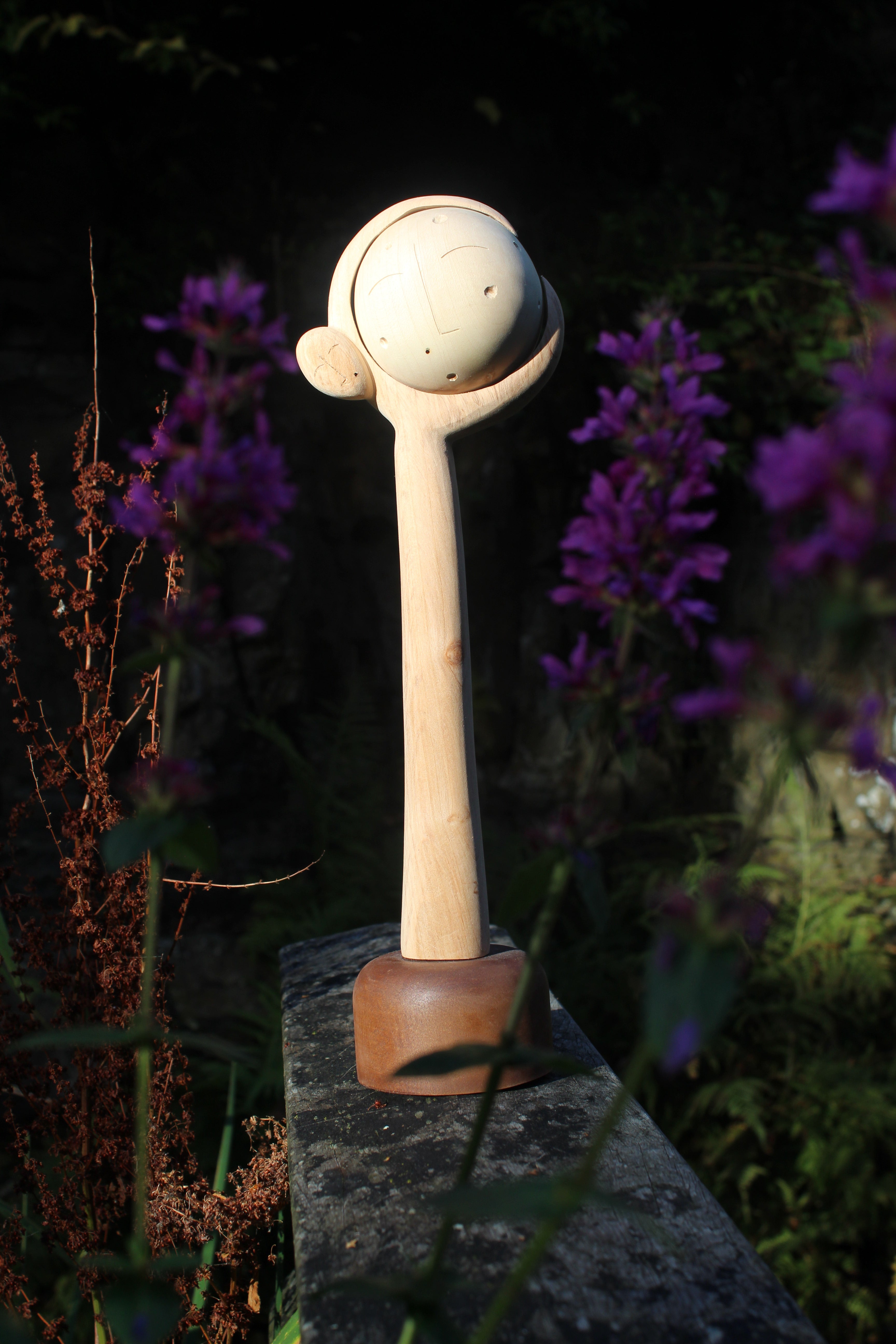 Embrace Your Moon – Handmade Wooden Sculpture