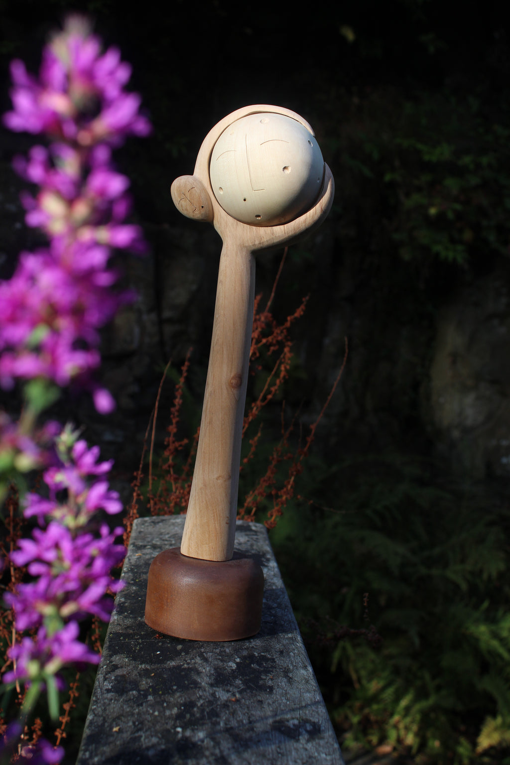Embrace Your Moon – Handmade Wooden Sculpture