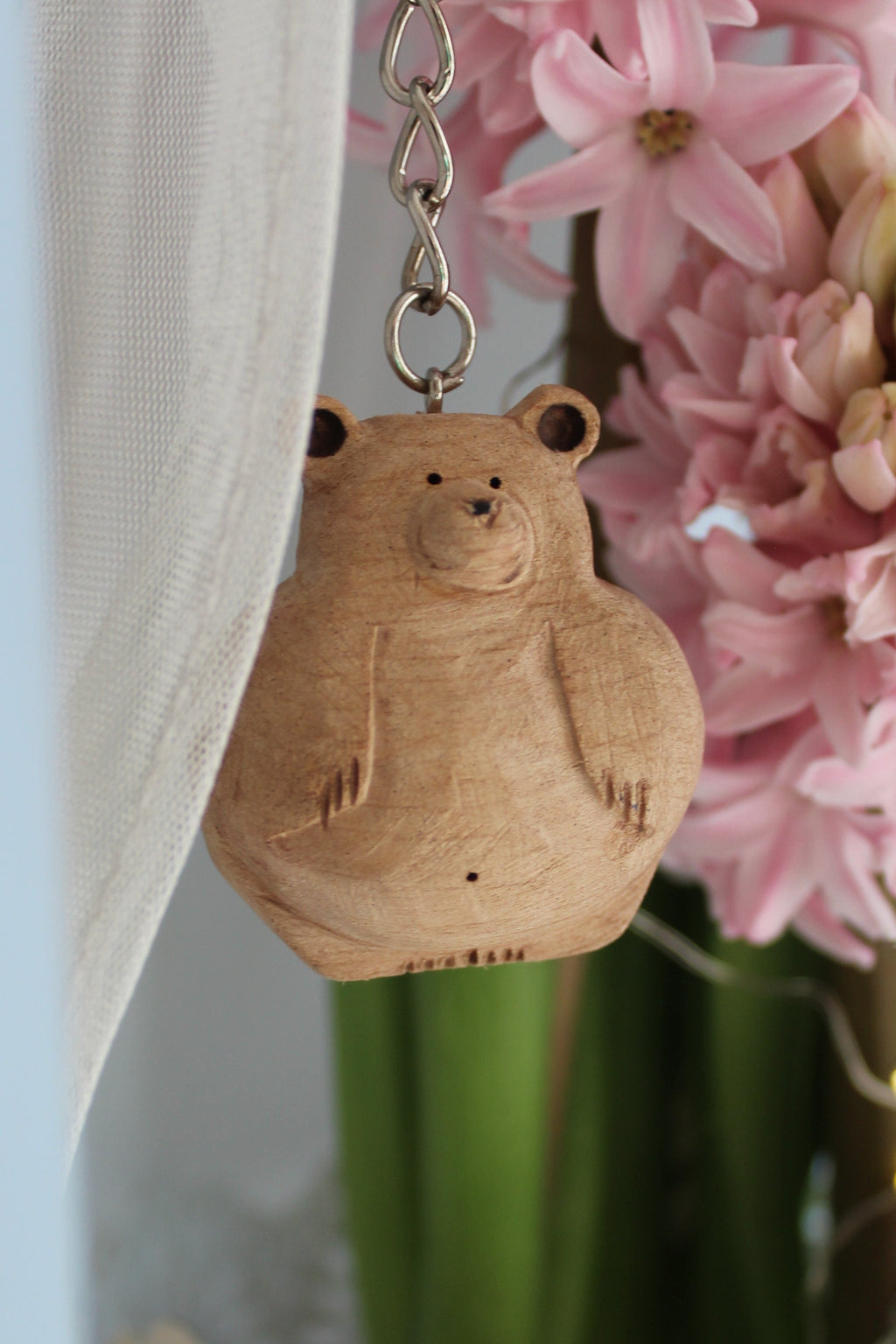 Quiet Bear Keychain