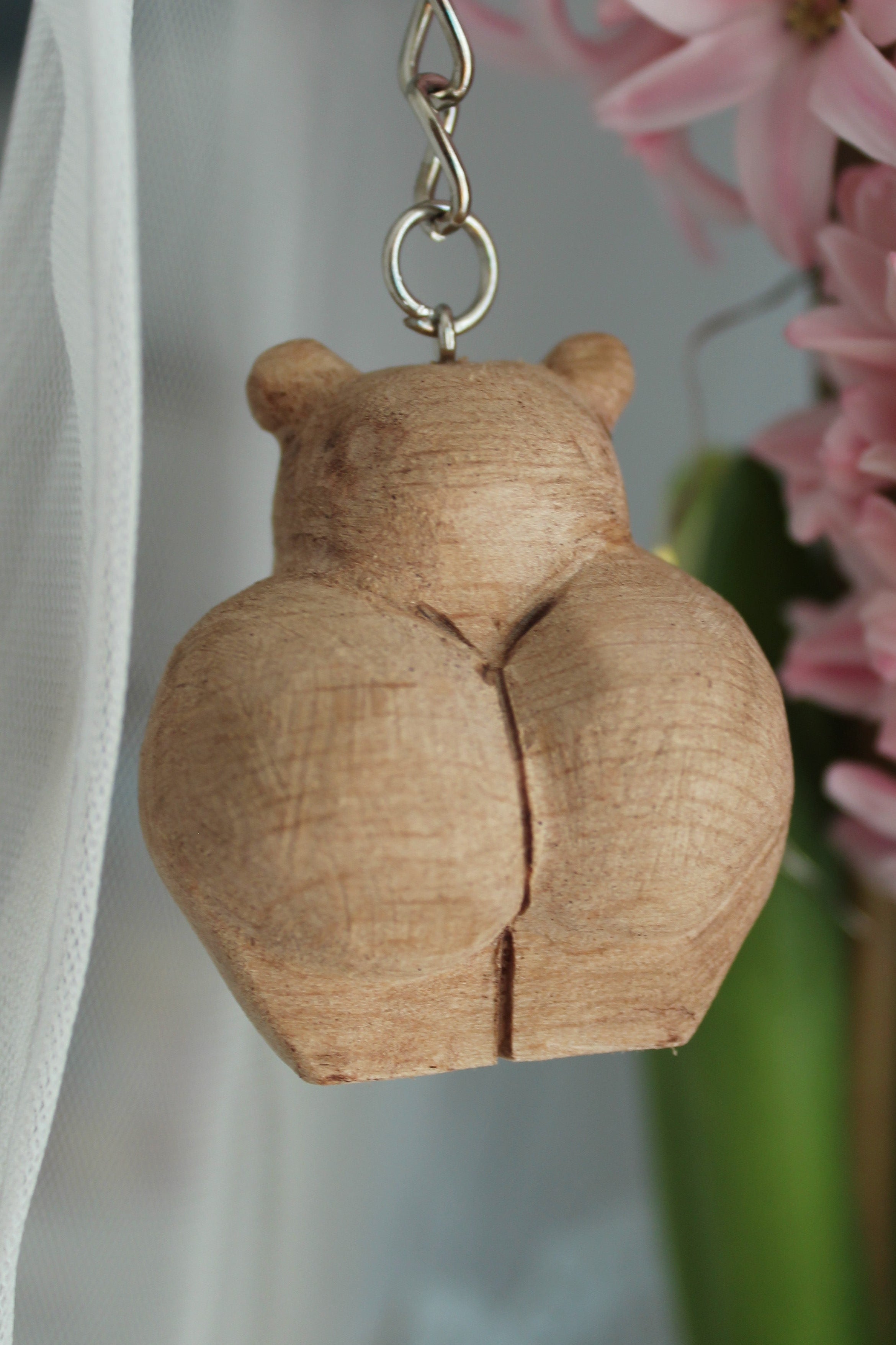 Quiet Bear Keychain