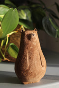 Quiet Bear Keychain – Handmade Wooden Keyring