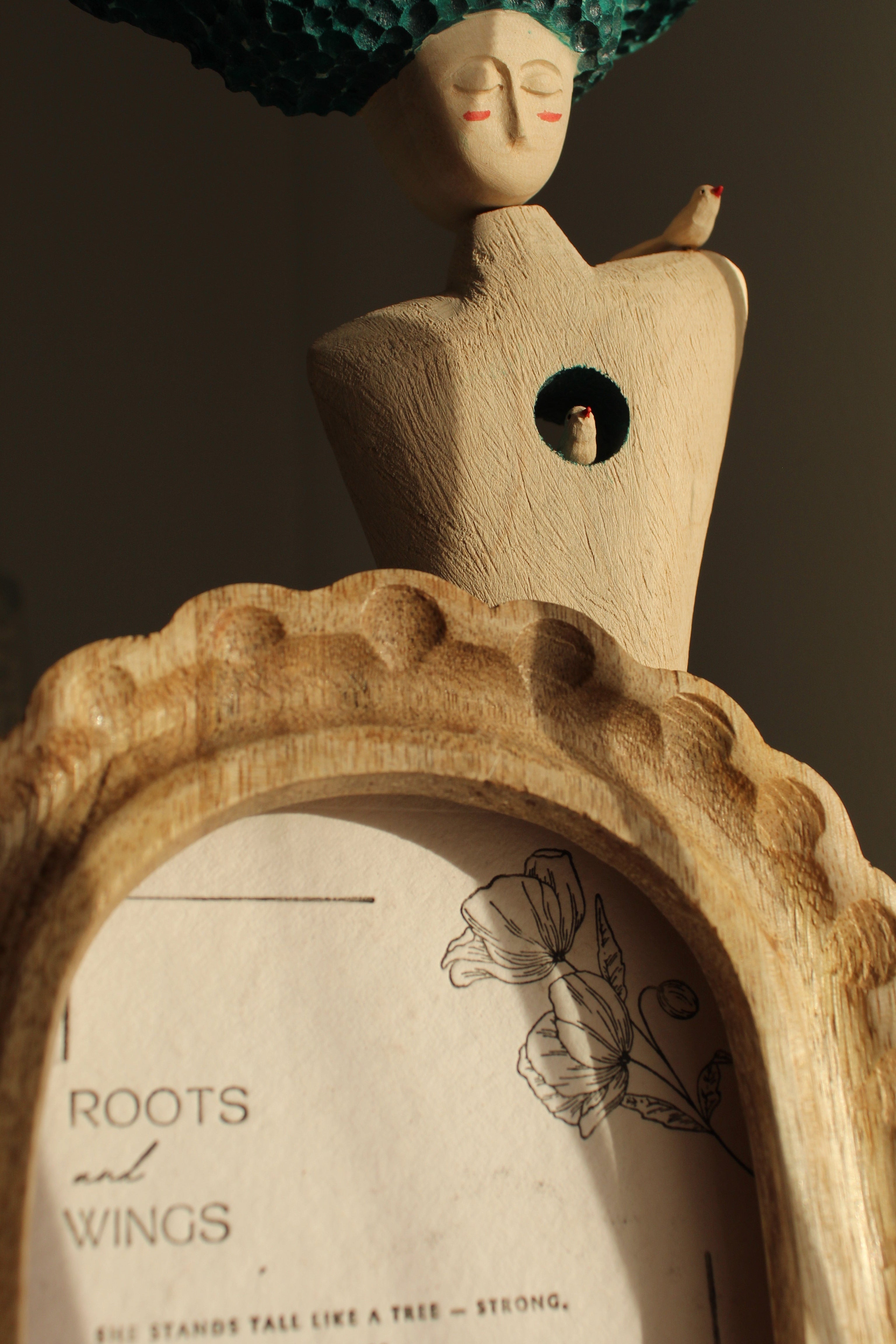 Roots And Wings _ Embossed Story Card